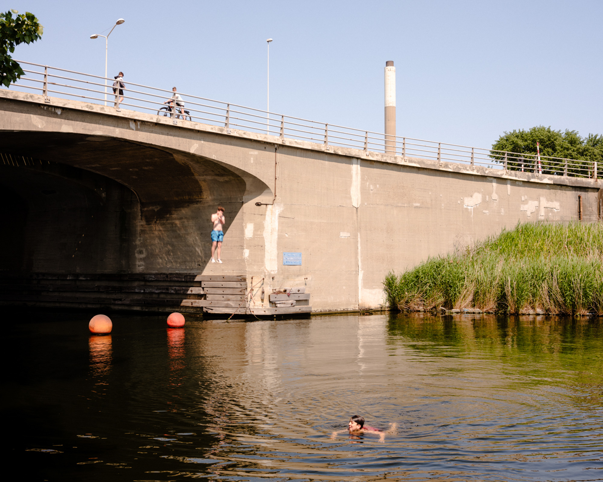 boys swimming in netherlands