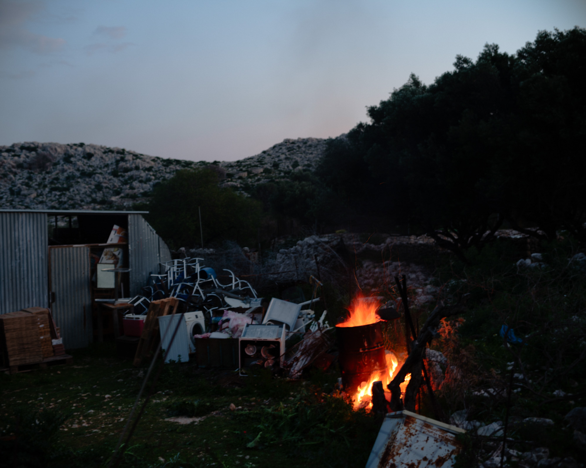 Fire in greece